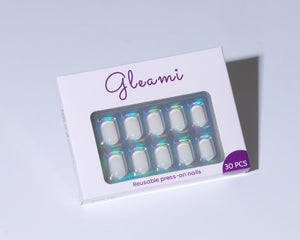 Gleami Ivory Tip Soft French Press-On Nails