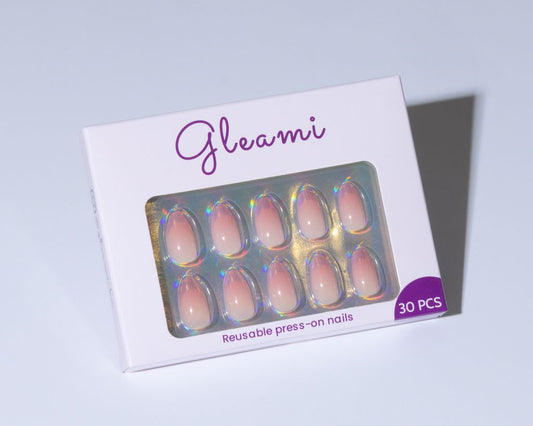 Gleami Rose Glaze Press-On Nails